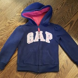 Gap fleece hoodie 5T girl